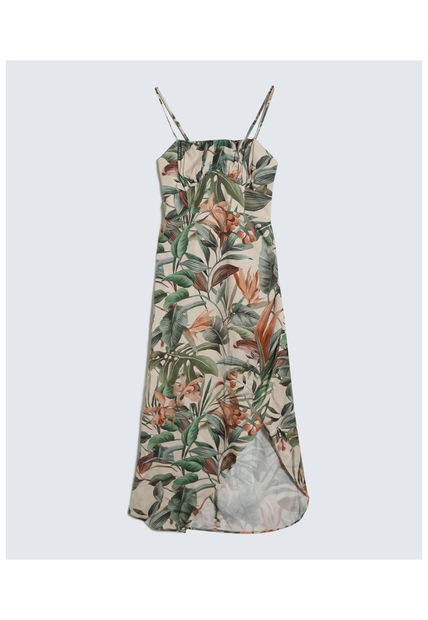 Vestido Para Mujer Manga Sisa Color Verde  Marca Seven Seven #28171364