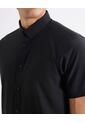 Camisa  Para Hombre Manga Corta Sin Bolsillo Cuello Casual M Color Negro Marca Seven Seven #45012222 de Seven Seven