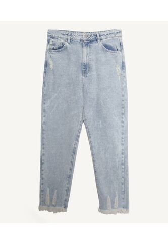 Jean Para Mujer Mom Color Azul  Marca Seven Seven #28160758 Seven Seven