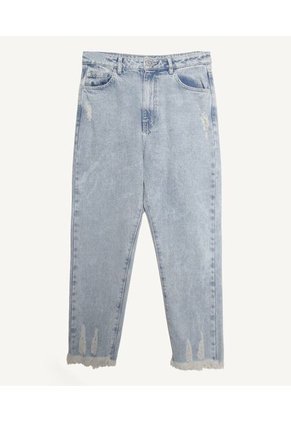 Jean Para Mujer Mom Color Azul  Marca Seven Seven #28160758