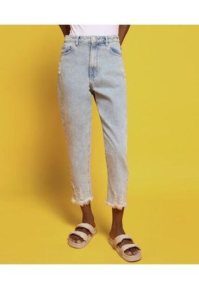 Jean Para Mujer Mom Color Azul  Marca Seven Seven #28160758