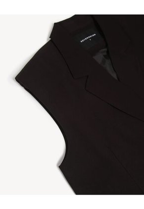 Chaleco Para Mujer Acolchado Color Negro Marca Seven Seven #28250151