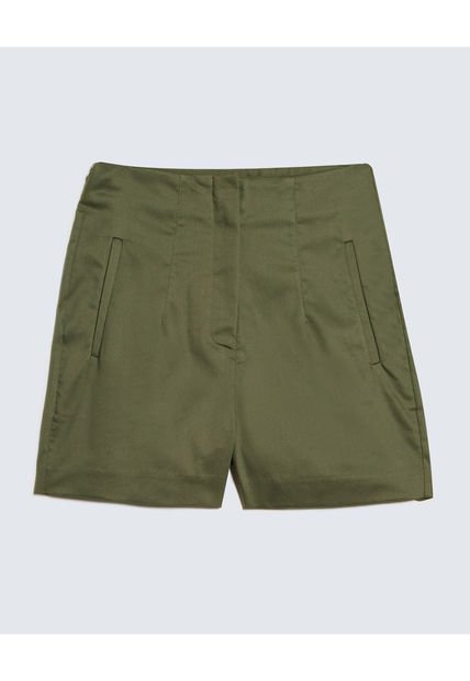 Short Para Mujer  Color Verde Oliva Marca Seven Seven #28191039