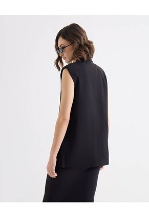 Chaleco Para Mujer Acolchado Color Negro Marca Seven Seven #28250151