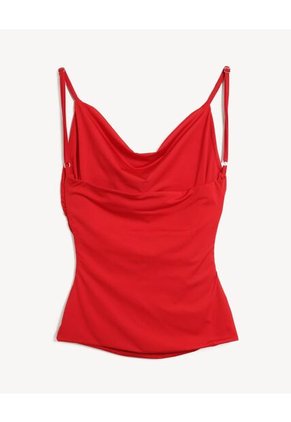 Camiseta Para Mujer Manga Sisa Moda Color Rojo Marca Seven Seven #28096482