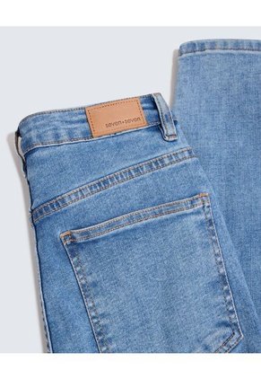 Jean Para Mujer Skinny Color Azul Medio Marca Seven Seven #28160924