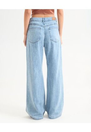 Jean Para Mujer Wide-Leg Color Azul Claro Marca Seven Seven #28160931