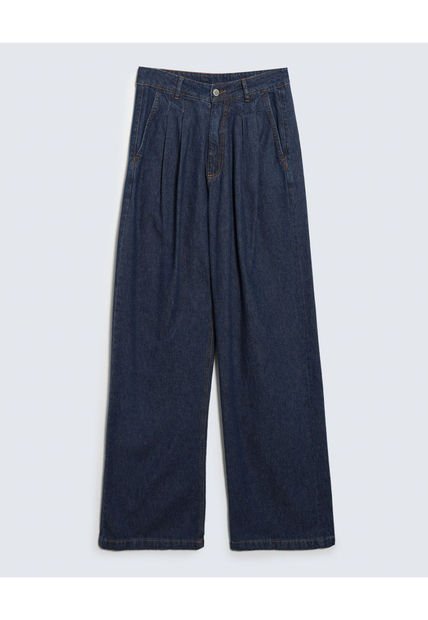 Jean Para Mujer Wide-Leg Color Azul  Marca Seven Seven #28160864