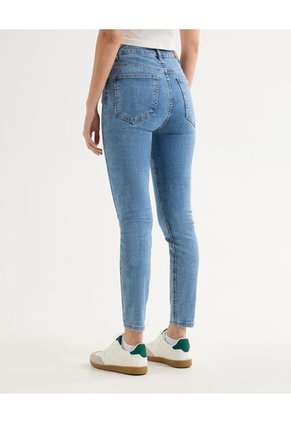 Jean Para Mujer Skinny Color Azul Medio Marca Seven Seven #28160924