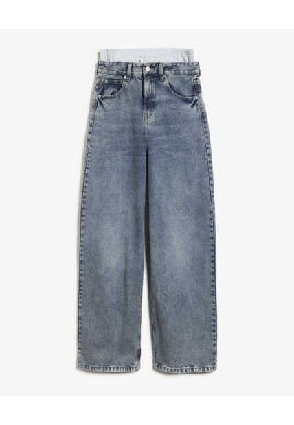 Jean Para Mujer Wide-Leg Color Azul Marca Seven Seven #28160976