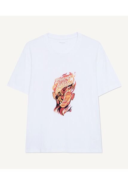 Camiseta Para Hombre Manga Corta Color Blanco Marca Seven Seven #45092387