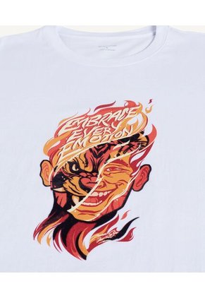 Camiseta Para Hombre Manga Corta Color Blanco Marca Seven Seven #45092387