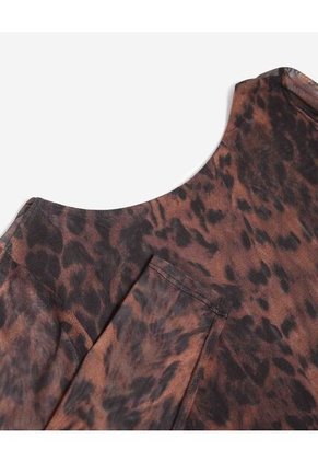 Camiseta Para Mujer Manga Larga Moda Color Café Marca Seven Seven #28096470