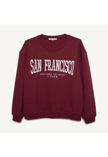 Buzo Para Hombre Cuello Redondo Color Vino Marca Seven Seven #45060636