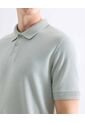 Polo Regular Con Botonadura  Para Hombre Verde Seven Seven de Seven Seven