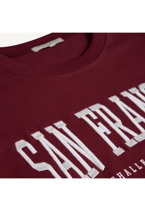 Buzo Para Hombre Cuello Redondo Color Vino Marca Seven Seven #45060636