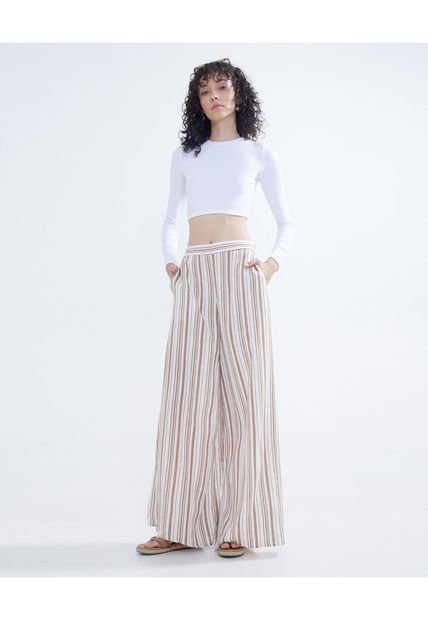 Pantalon Para Mujer  Color Beige Marca Seven Seven #28071720