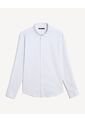 Camisa Para Hombre Manga Larga Sin Bolsillo Cuello Casual M Color Blanco Marca Seven Seven #45012210 de Seven Seven