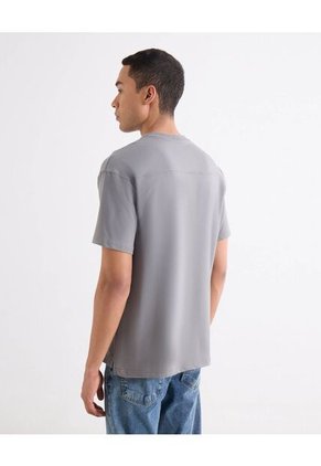 Camiseta  Para Hombre Manga Corta Cuello Redondo Color Gris Marca Seven Seven #45092814