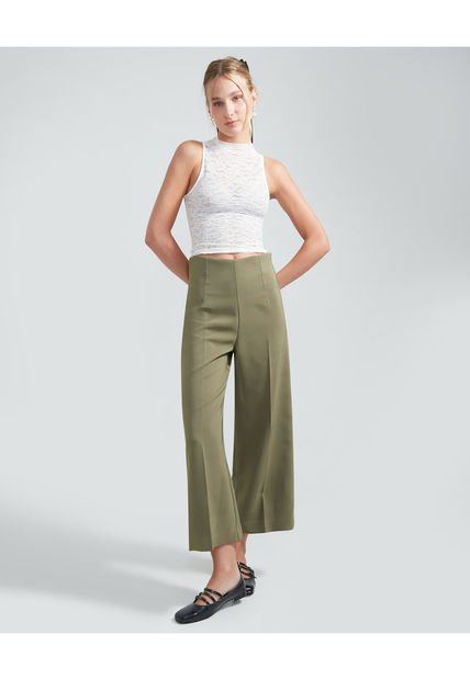 Pantalon Para Mujer  Color Verde Oliva Marca Seven Seven #28071728
