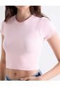 Camiseta Para Mujer Manga Corta Cuello Redondo Color Rosado Marca Seven Seven #28096407 de Seven Seven