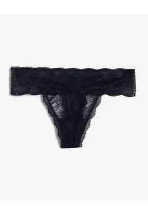 Set X3 Tangas Brasileras De Encaje X3 Para Mujer Café Seven Seven