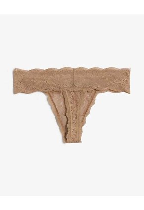 Set X3 Tangas Brasileras De Encaje X3 Para Mujer Café Seven Seven
