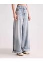 Jean Wide Leg Paper Bag  Para Mujer Azul Seven Seven de Seven Seven