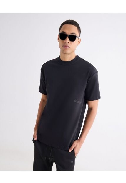 Camiseta Para Hombre Manga Corta Cuello Redondo Color Negro Marca Seven Seven #45092813