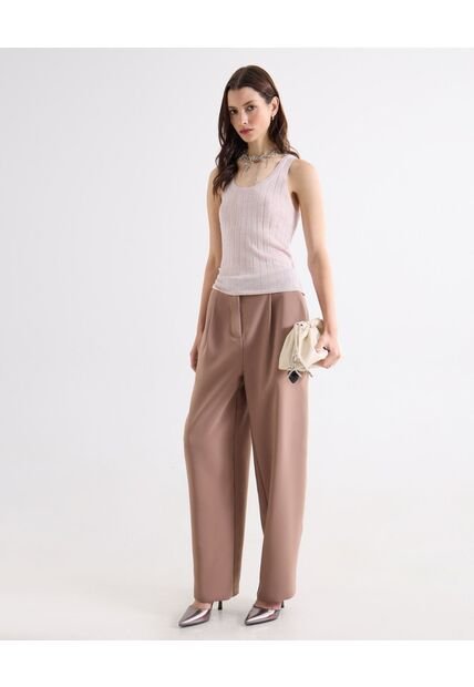 Pantalón  Para Mujer Moda Color Taupe Marca Seven Seven #28071991