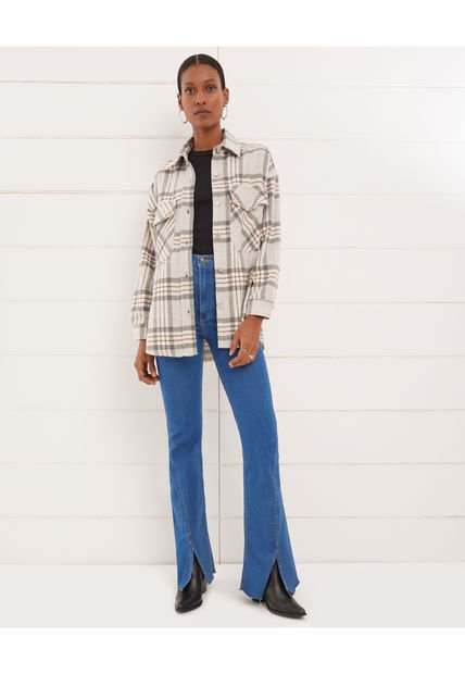 Jean Para Mujer Flare Color Azul Medio Marca Seven Seven #28160717
