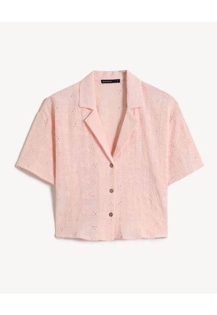 Blusa Para Mujer Manga Corta Color Rosado Marca Seven Seven #28124130