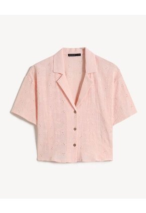 Blusa Para Mujer Manga Corta Color Rosado Marca Seven Seven #28124130