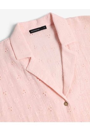 Blusa Para Mujer Manga Corta Color Rosado Marca Seven Seven #28124130