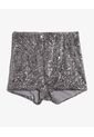 Short Para Mujer Multiusos Plano Color Plata Marca Seven Seven #28191111 de Seven Seven