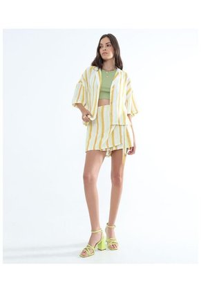 Blusa Para Mujer Manga Corta Color Verde Claro Marca Seven Seven #28124002