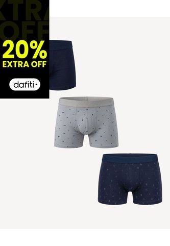 Bóxer Medio Diseños Surtidos Pack X3 X3 Para Hombre Azul Seven Seven Seven Seven