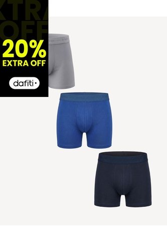 Bóxer Medio Colores Sólidos Pack X3 X3 Para Hombre Surtido Seven Seven Seven Seven