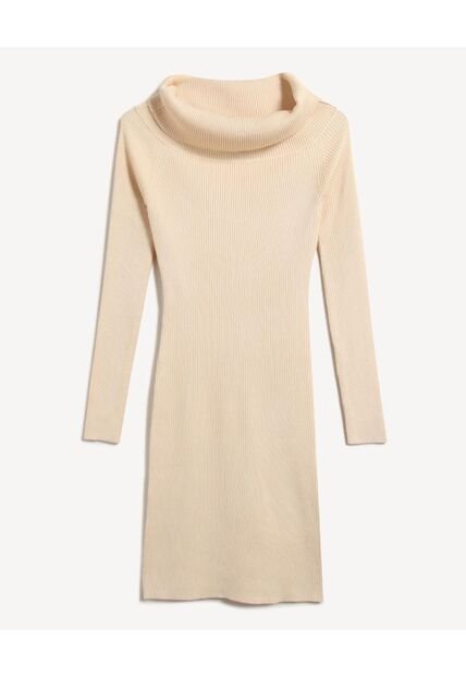 Vestido Para Mujer M/L Corto Color Crema Marca Seven Seven #28171439