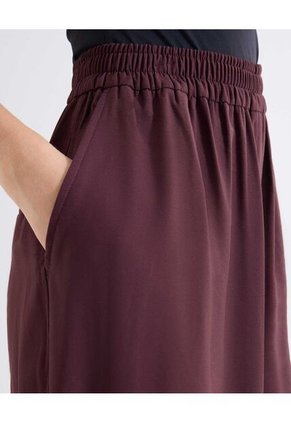 Pantalón Barrel Caída Estructurada  Para Mujer Negro Seven Seven