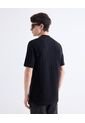 Camiseta Texturizada En Tricot  Para Hombre Negro Seven Seven de Seven Seven