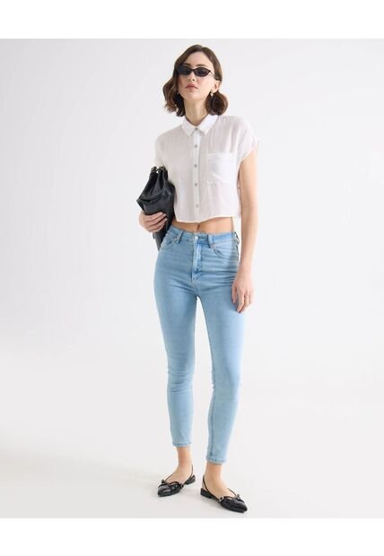 Jean Para Mujer Skinny Color Azul Marca Seven Seven #28160956