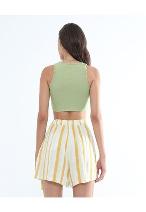 Short Para Mujer  Color Amarillo  Marca Seven Seven #28191049