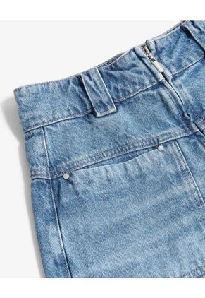 Short Para Mujer Multiusos Plano Color Azul Marca Seven Seven #28191113