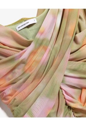 Camiseta Para Mujer Manga Larga Moda Color Verde Marca Seven Seven #28096447