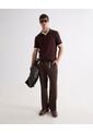 Pantalón Straight Sastrero  Para Hombre Café Seven Seven de Seven Seven