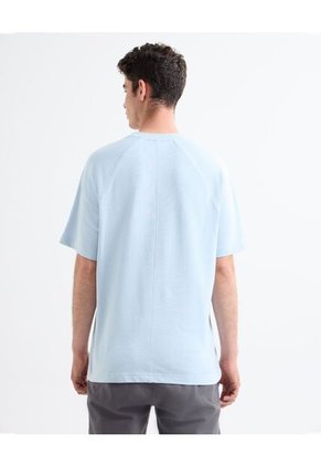 Camiseta Para Hombre Manga Corta Color Azul Claro Marca Seven Seven #45092648