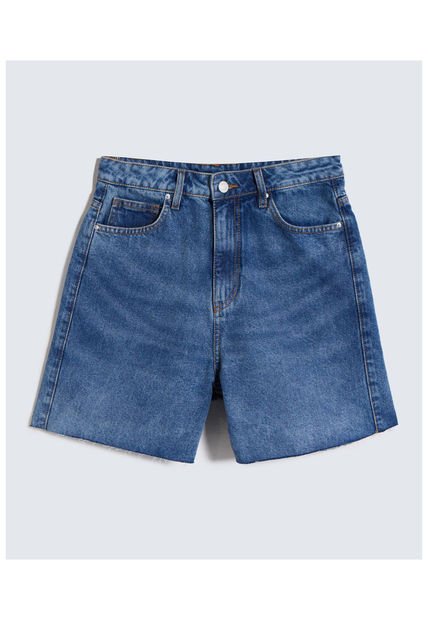Short Para Mujer  Color Azul Medio Marca Seven Seven #28191029