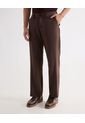 Pantalón Straight Sastrero  Para Hombre Café Seven Seven de Seven Seven