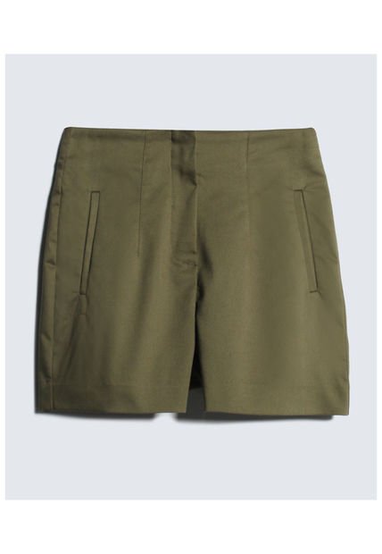 Short Para Mujer  Color Verde Oliva Marca Seven Seven #28191052